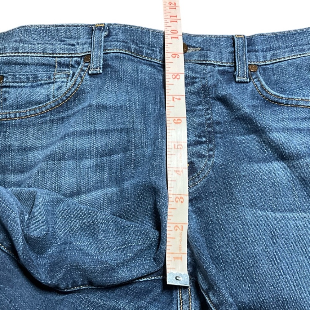 7 FOR ALL MANKIND Standard Straight Leg Medium Wash Jeans MADE IN USA US Sz 32 - Picture 6 of 8